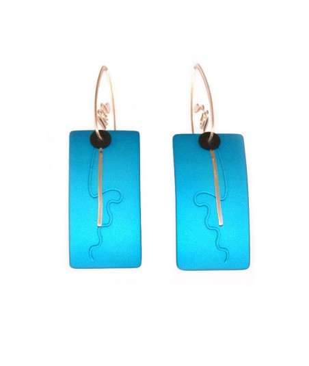 Pendientes en forma de triangulo Good Morning. Joyería moderna y  personalizable